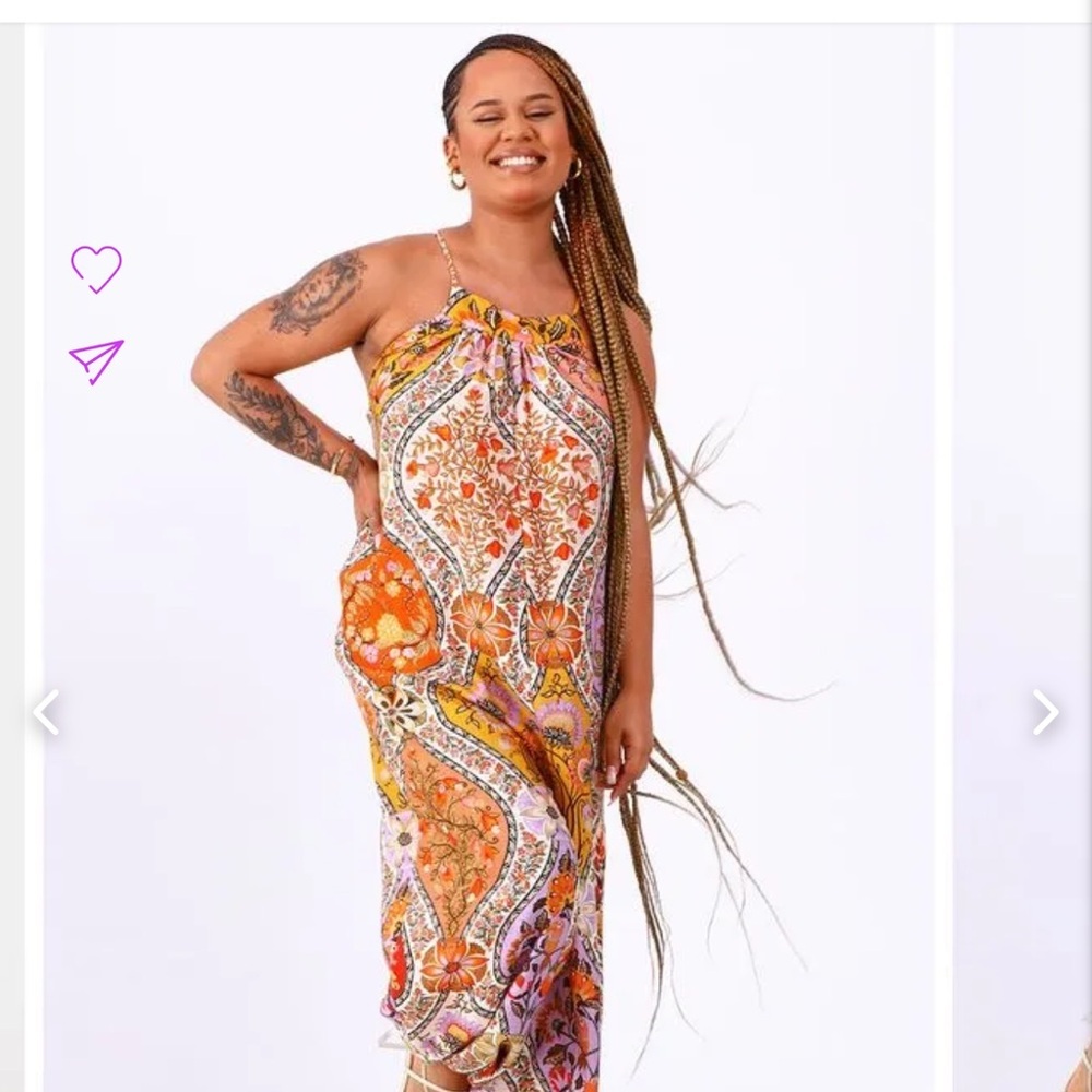 FARM Rio Halter Jumpsuit Size L - Picture 5 of 15